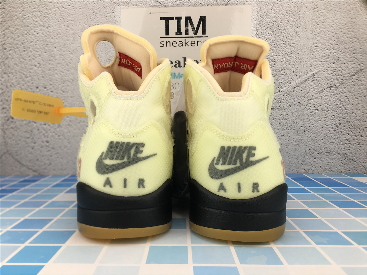 OG Batch Off-white x Air Jordan Retro 5 SP DH8565 100